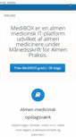 Mobile Screenshot of medibox.dk